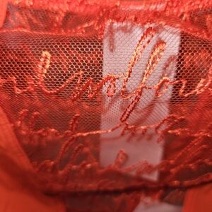Wolford Red Logo Obsessed Brief Size L